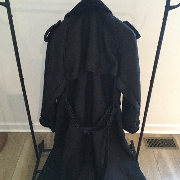Leather Ralph Lauren Long Coat - Picture 2 of 5